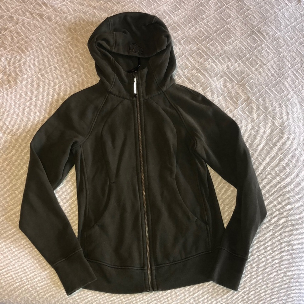 Lululemon Scuba Hoodie Olive Green 6